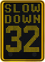 safepace 700 extra large digit speed sign